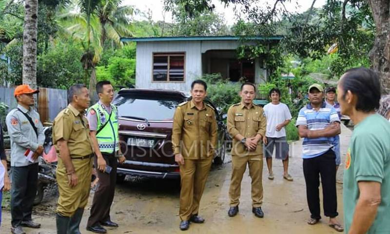 Hujan Deras menyebabkan Tanah Longsor di Desa Sedulun